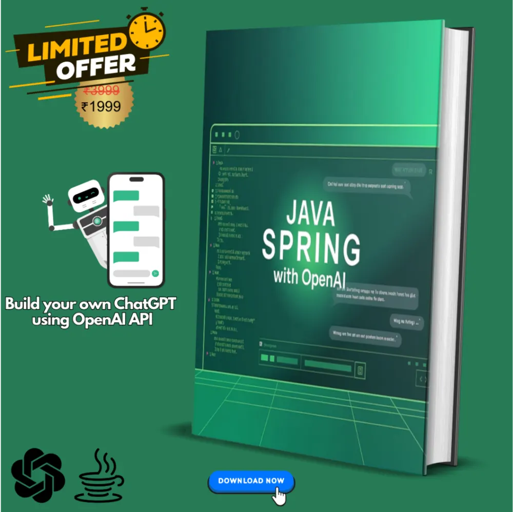 Java Spring with OpenAI (build your own ChatGPT)